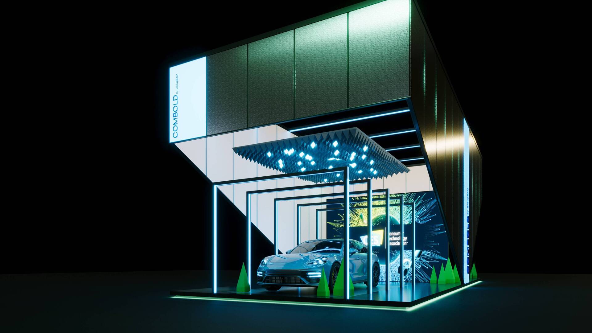 Custom Automotive Big Booth Design